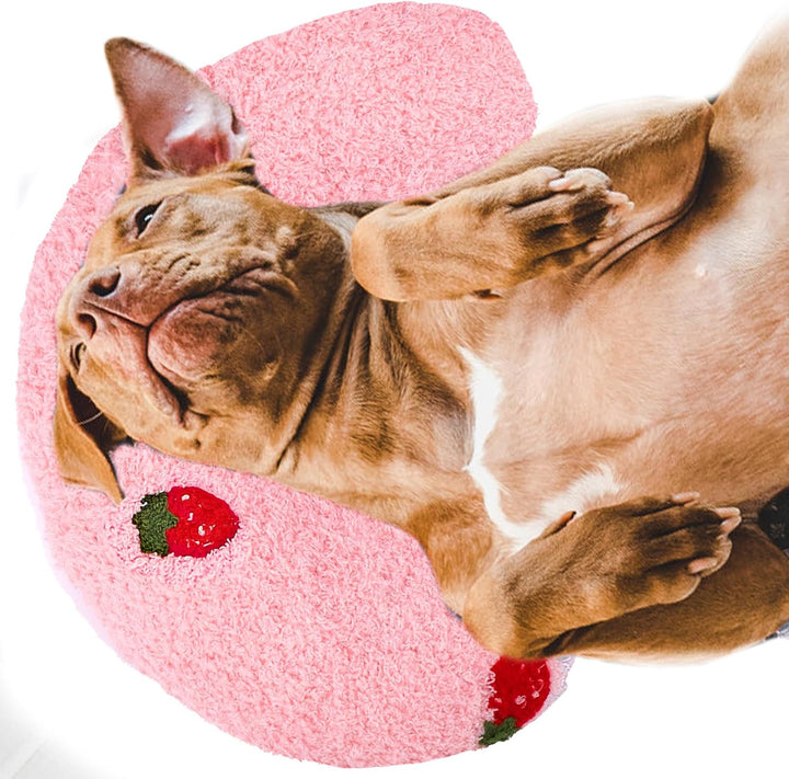 Dog Pillow for Small Dogs, U Shaped Dog Neck Calming Pillow for Joint Relief Sleeping Improve, Machine Washable Pet Pillow for Dogs & Cats(Halloween)