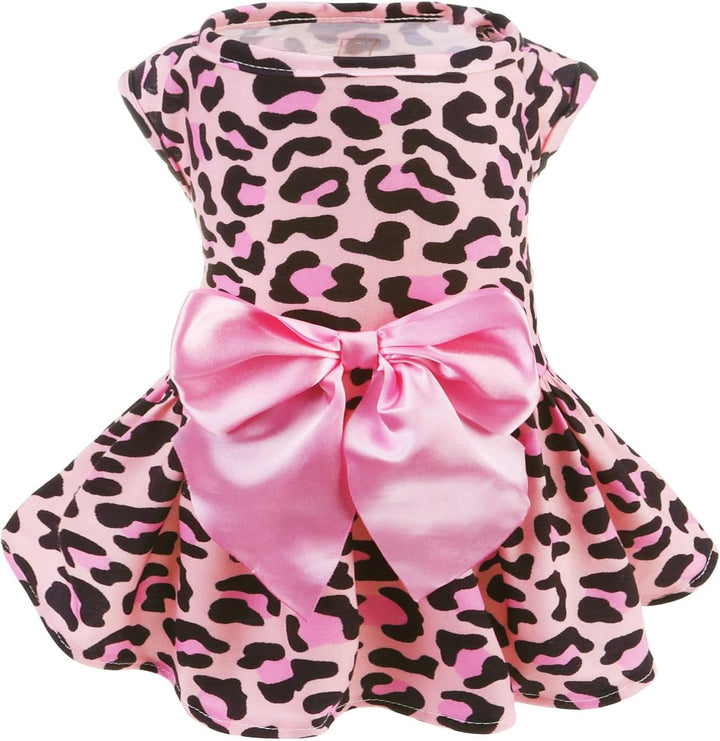 Classic Plaid Dog Dress Cute Puppy Clothes Outfit Medium