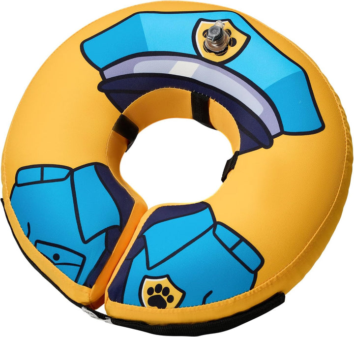 Inflatable Dog Cone Collar Alternative, Soft Dog Cone for Small Medium Large Dogs and Cats, Neck Recovery Ecollar Donut Collar after Surgery (Large, Blue)