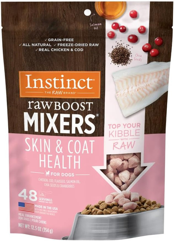Raw Boost Mixers Gut Health Freeze-Dried Dog Food Topper, 5.5 Oz. Bag