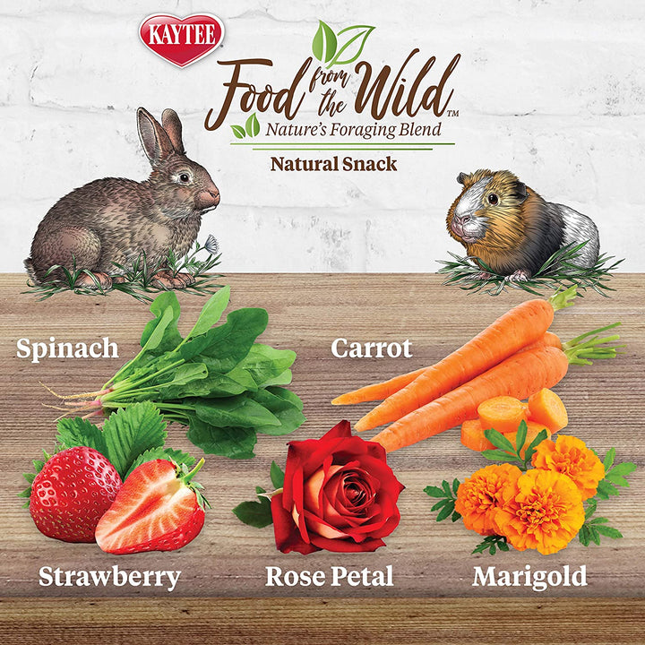 Food from the Wild Natural Snack for Pet Rabbits, Guinea Pigs and Other Small Animals, 1 Ounce