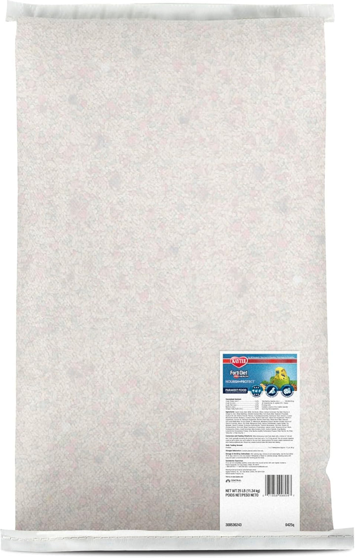 Forti-Diet Pro Health Nourish+Protect Parakeet Food, Comprehensive Nutrition Backed by Science, Digestive Health, Immune Support, 2 Pounds