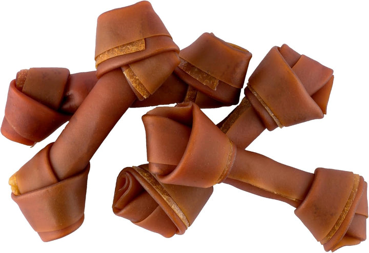 Medium Chews with Real Beef 4 Count, Rawhide-Free Chews for Dogs