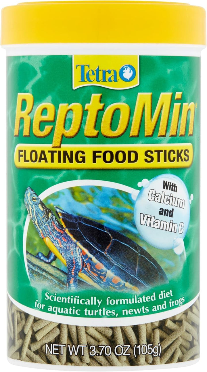 Reptomin Floating Food Sticks, for Aquatic Turtles, Newts and Frogs, 1.43 Pounds