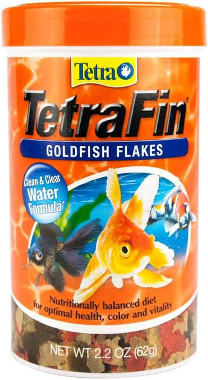 Goldfish Flakes, Nutritionally Balanced Diet for Aquarium Fish, Vitamin C Enriched Flakes, 7.06 Oz