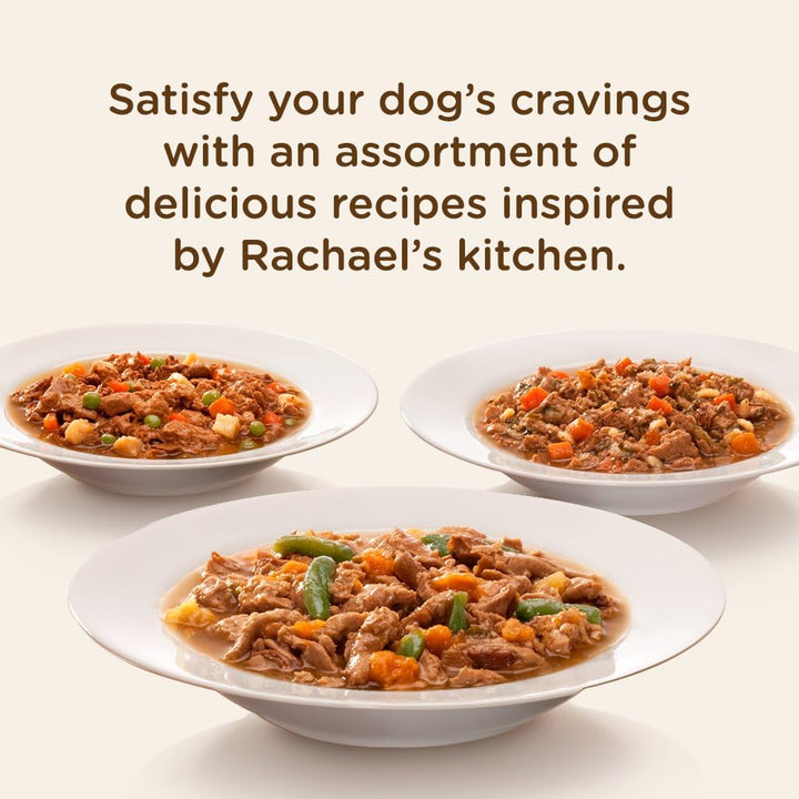 Rachael Ray  Premium Natural Wet Dog Food, Savory Favorites Variety Pack, 8 Ounce Tub (Pack of 6)
