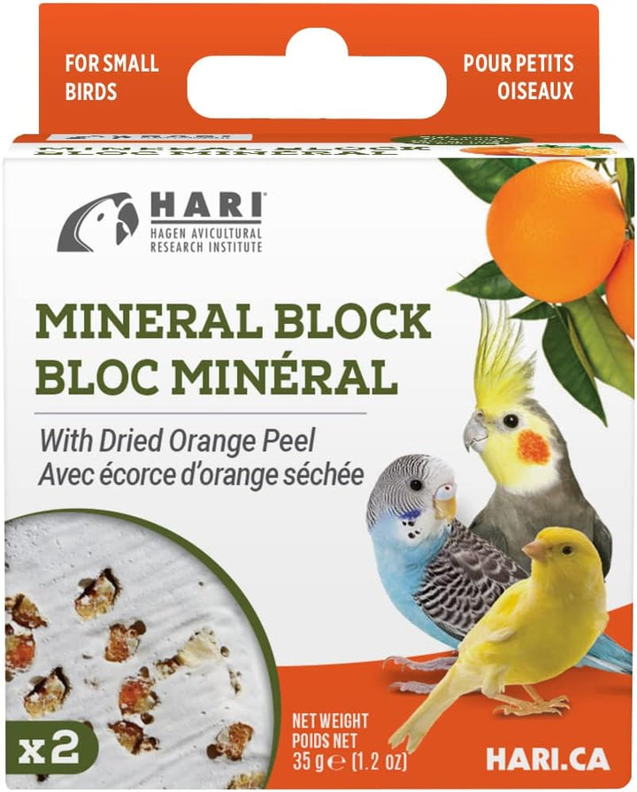 Mineral Block for Birds with Dried Vegetables, Calcium Supplement Bird Treat
