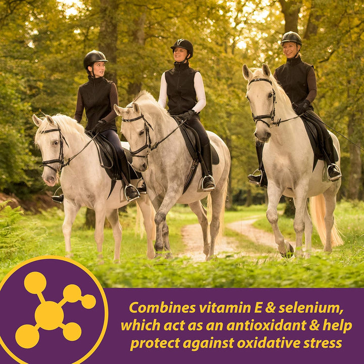 Vita E & Selenium Crumbles Horse Vitamin Supplement, Supports Optimal Muscle Health & Antioxidant Support, 3 Lbs., 96 Day Supply