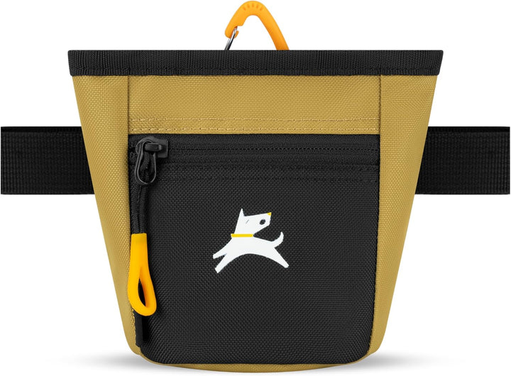 Goodie Treat Bag, Dog Treat Pouch, Waist Belt Clip for Hands-Free Training, Magnetic Closure, Dog Training and Behavior Aids, Three Ways to Wear (Raven S'25)