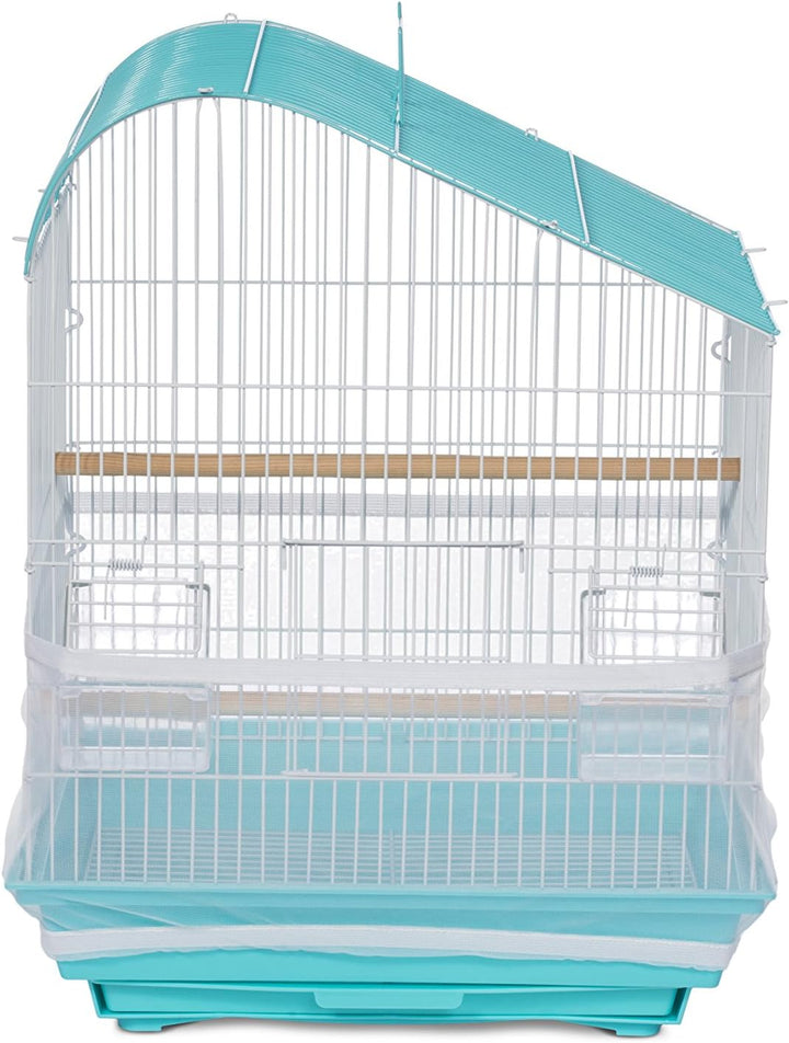 820W Mesh Bird Seed Catcher, White, Small/7"