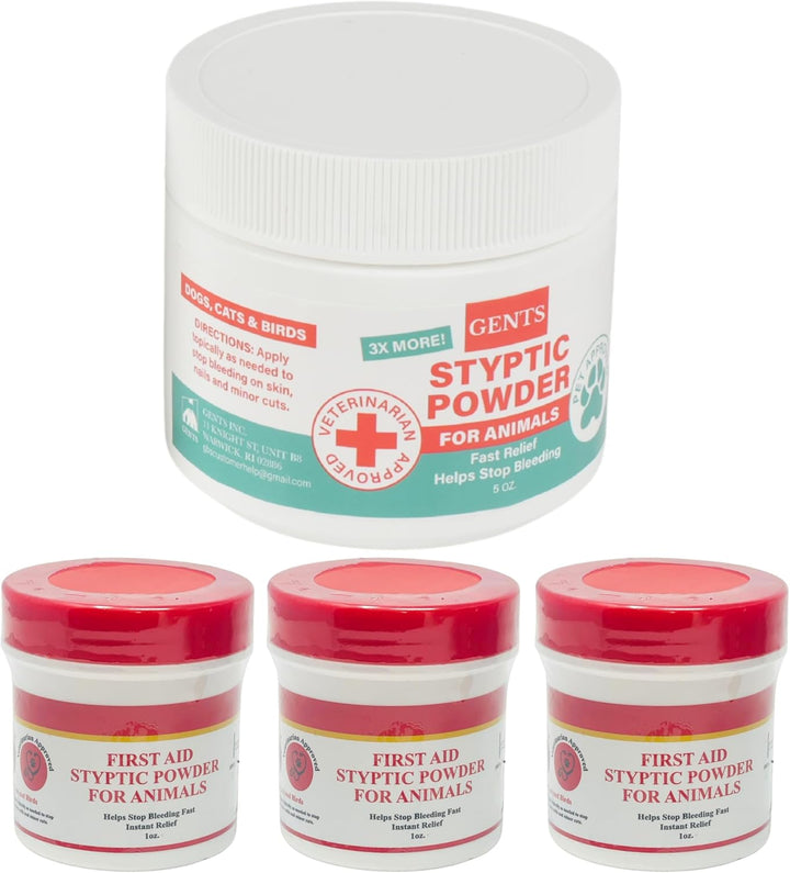 Styptic Powder for Animals – Fast-Acting Blood Stop for Dogs, Cats, Birds & Small Pets – First Aid Powder for Nail Bleeding, Minor Cuts & Grooming – 1 Oz, Pack of 1