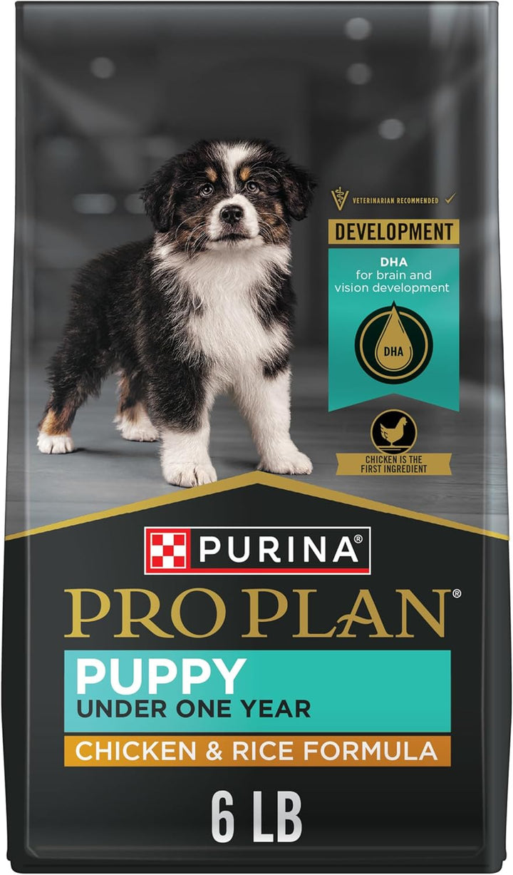 High Protein Dry Puppy Food, Chicken and Rice Formula - 6 Lb. Bag