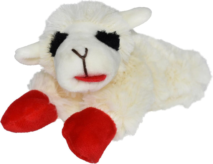 Mini Lamb Chop Officially Licensed, Plush, Squeak Pet Toy (White, 10')