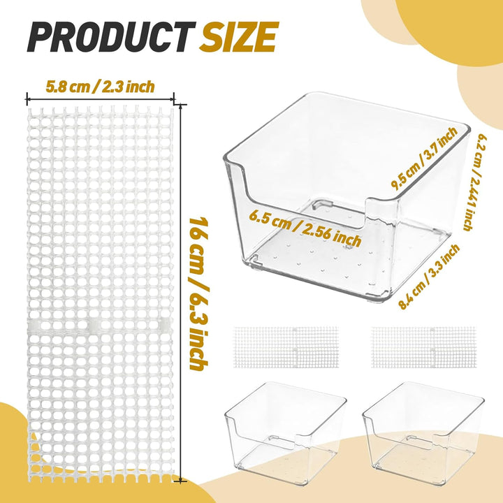 2 Packs Hermit Crab Pool - Ideal Hermit Crab Tank Combination - Pool with Cuttable Climbing Ramp