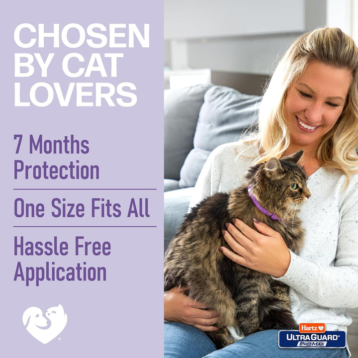 Ultraguard Promax Flea & Tick Collar for Cats I 14 Months Protection I Soft & Comfortable | Flea & Tick Prevention I 2 Pack