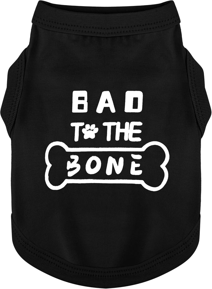 Discover Cozy Cotton Canine Wear: Soft, Lightweight, and Breathable Dog Shirt Vest with Eye-Catching Graphics(Security), Keeping Your Furry Friend Warm and Comfy! Black M