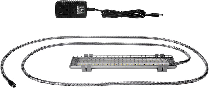 Happybird Lighting Bird Cage Light with Chew Guard - Full Spectrum LED Pet Light - Simulates Natural Environment - Safe for Hookbill Birds – Easy to Install - (24" Long)