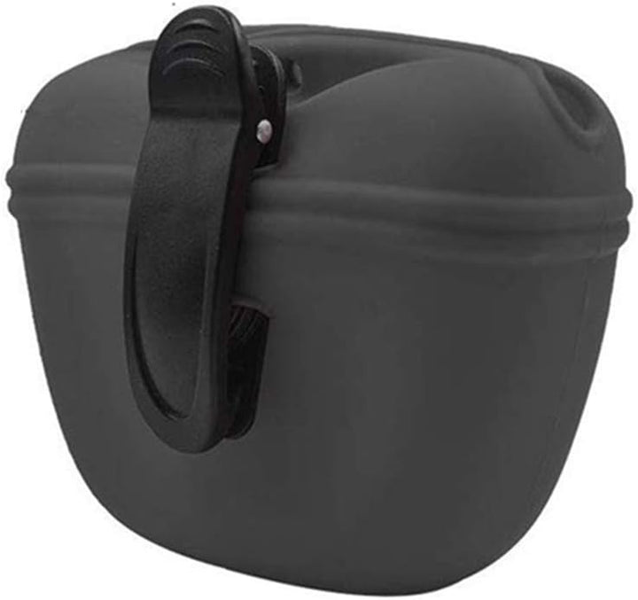 Silicone Dog Treat Pouch-Small Training Bag-Portable Dog Treat Bag for Leash with Magnetic Closure and Waist Clip[Us Design Patent]