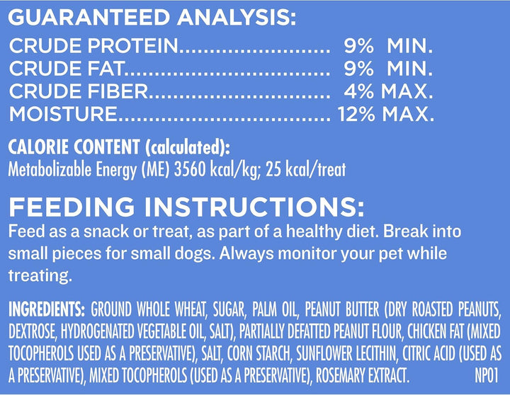 Dipped Dog Treat Biscuits Baked with Real Peanut Butter, 32 Ounce (Pack of 2)