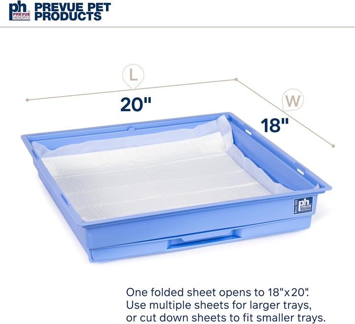 Disposable Cage Liners for Birds and Small Animals - Parrot, Parakeet, Conure, Cockatiel Cages and Hamster, Guinea Pig, Mouse Cages White 20" X 18" - 20 Liners