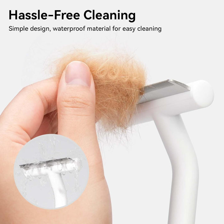 Pet Deshedding Tools for Short Haired Cats & Dogs, Dematting Deshedding Brush Cats Shedding Tool, Dog Undercoat Brush, Gently and Effectively Remove Loose Hair, Highly Deshedder Grooming Combs