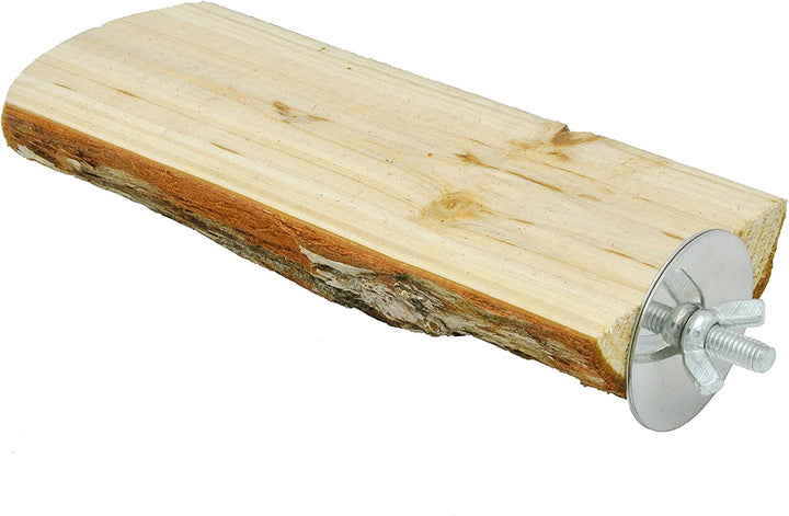 Parrot Cage Perch, Wooden Platform for Birds (2 Packs)