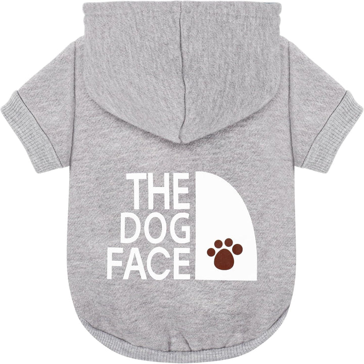 Blue Chihuahua Dog Hoodie: Keep Your Pup Warm and Stylish with a 'The Dog Face' Printed Sweatshirt, Pet Clothes, and Sweater Coat All in One - Perfect for Winter and Cool Summer Nights! M