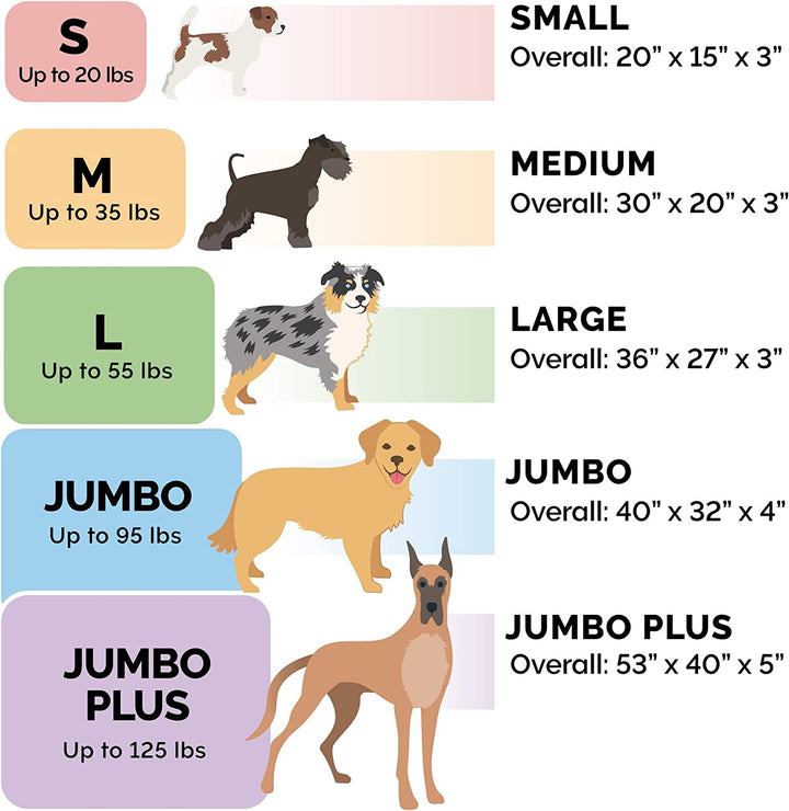 Replacement Dog Bed Cover Water-Resistant Indoor/Outdoor Logo Print Oxford Polycanvas Mattress, Washable - Stone Gray, Large