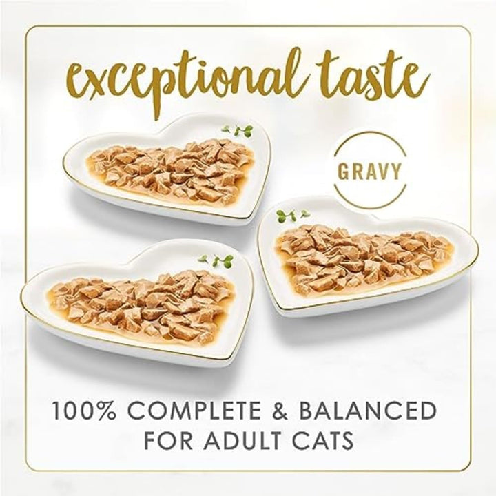 Purina  Gravy Lovers Poultry and Beef Grilled Gourmet Wet Cat Food Variety Pack - (Pack of 30) 3 Oz. Cans