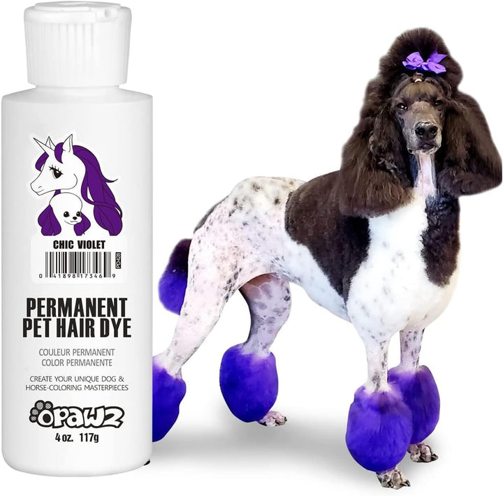 Permanent Dog Hair Dye, Pet Hair Dye Safely Used by Grooming Salons for a Decade, Pet Safe Dye Lasts over 20 Washes, Bright Color for Dogs and Horses (Adrian Pink)