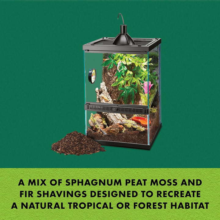 Reptile Terrarium Bedding Substrate Jungle Mix, 8 Quart