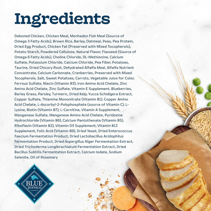 Tastefuls Adult Dry Cat Food Indoor Cat Formula, Made in the USA with Natural Ingredients, Chicken & Brown Rice Recipe, 3-Lb. Bag