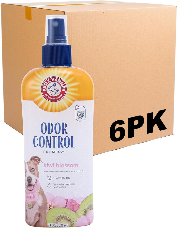 for Pets Super Deodorizing Spray for Dogs | Best Odor Eliminating Spray for All Dogs & Puppies | Fresh Kiwi Blossom Scent That Smells Great, 8 Ounces