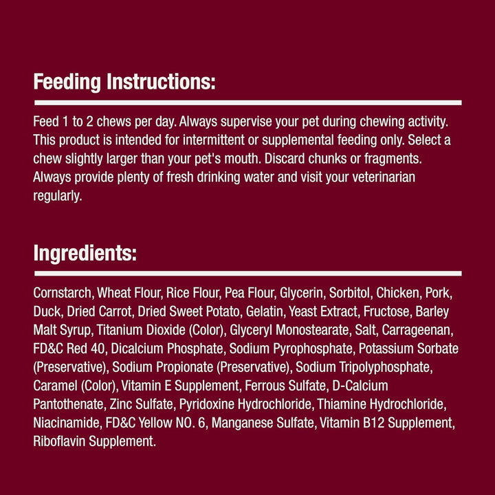 Smart Kabobz, Treat Your Dog to a Rawhide-Free Chew Made with Real Chicken, Pork and Duck 18 Count (Pack of 1)