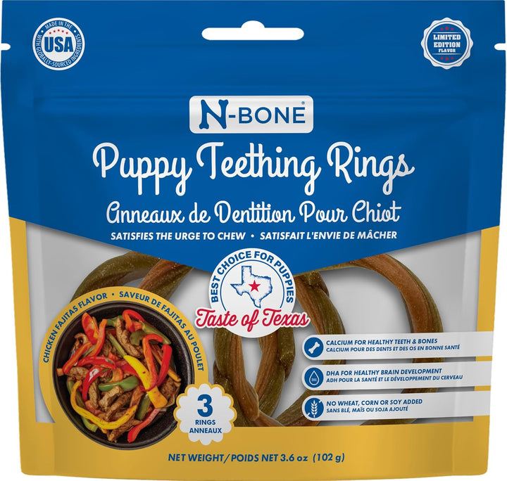 Puppy Teething Ring Pumpkin Flavor 7.2 OZ/(6 Pack)