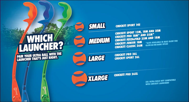 Sport 14S Ball Launcher for Small Dogs, 14-Inch Manual Thrower with 2-Inch Ball, Fits Dogs up to 20 Lbs