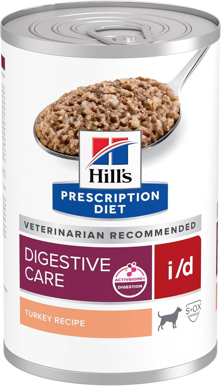 I/D Digestive Care with Turkey Canned Dog Food, Veterinary Diet, 13 Oz., 12-Pack Wet Food