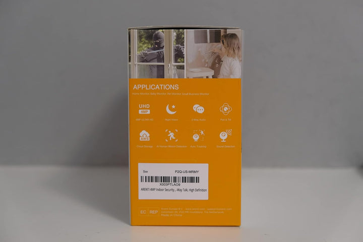 5G Security Camera Indoor, 4MP Pet Camera with Speaker for Dog/Cat, Baby Monitor with Phone App, Dual-Band Wifi, Auto Tracking, Super Night Vision, 2-Way Talk, Cloud & SD Card Storage