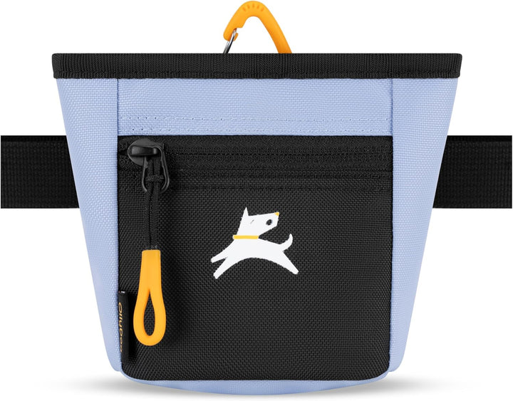 Goodie Treat Bag, Dog Treat Pouch, Waist Belt Clip for Hands-Free Training, Magnetic Closure, Dog Training and Behavior Aids, Three Ways to Wear (Raven S'25)
