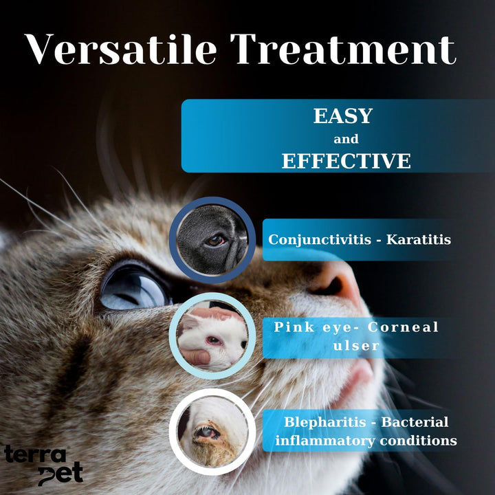 Pet Eye Cream Health for Dogs, Cats, Cattle, Sheep, Horse, Bird 1/8 Oz /5Gr, 1 Tube