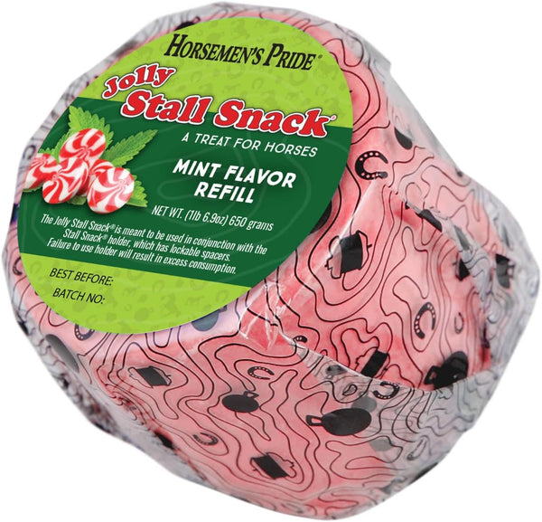 Stall Snack Treat Refill for Horses; Mint Flavor
