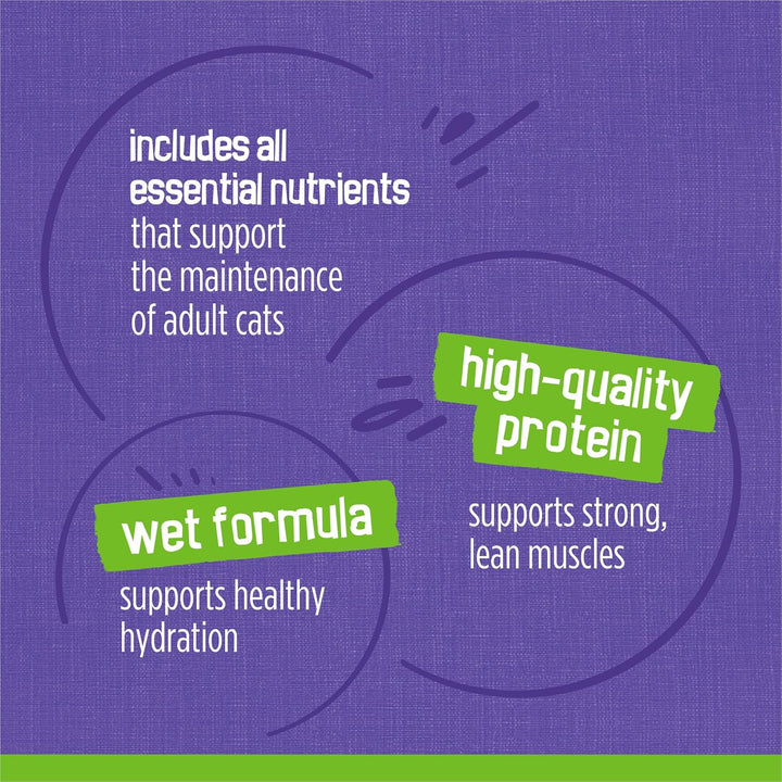 Purina  Pate Wet Cat Food Variety Pack Seafood and Chicken Pate Favorites 40Ct VP - (Pack of 40) 5.5 Oz. Cans