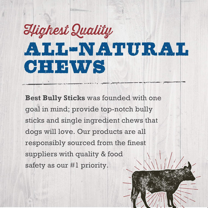 100% Natural Cow Hooves Dog Chews (25 Count Value Pack) - Free-Range & Grass-Fed Cattle - Long-Lasting Natural Alternative to Rawhide
