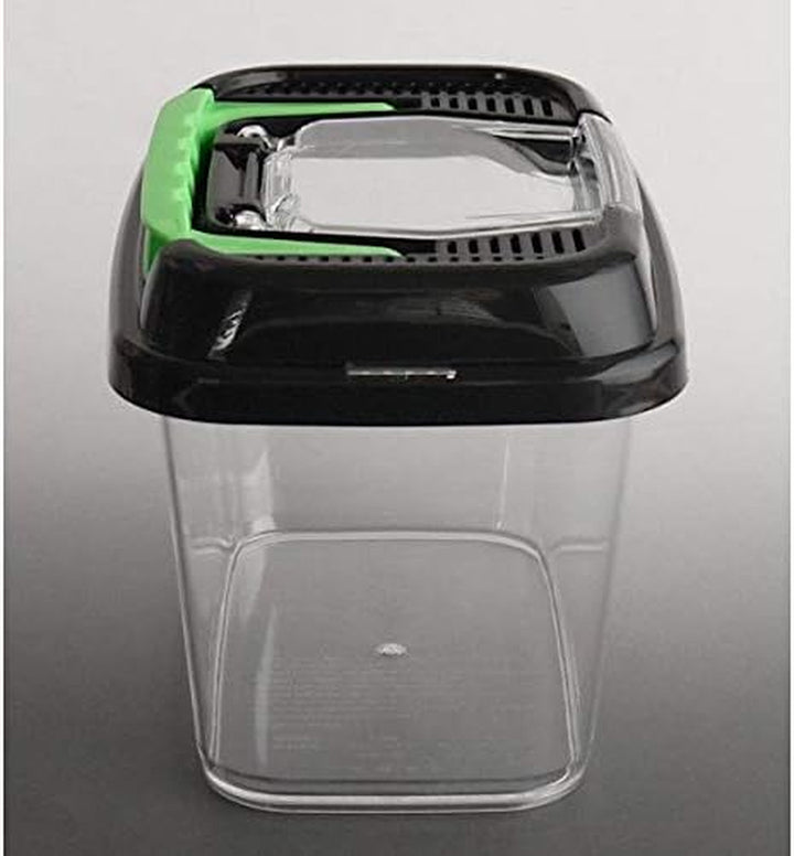 Critter Keeper with Handle, Easy to Observe, Terrarium for Bugs, Fish, Lizards, Crawfish, Frogs, or Snakes, Insect Cage, Made in Japan (1Pc)