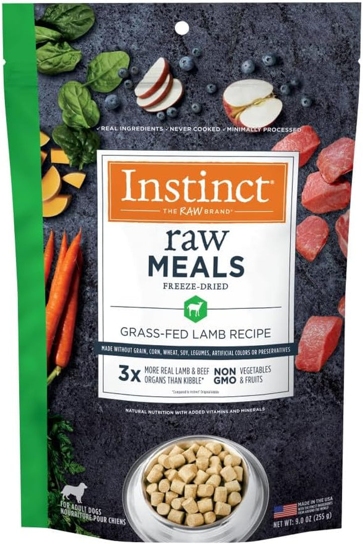 Freeze Dried Raw Meals, Natural Dry Dog Food, Grain Free - Real Beef, 25 Oz. Bag