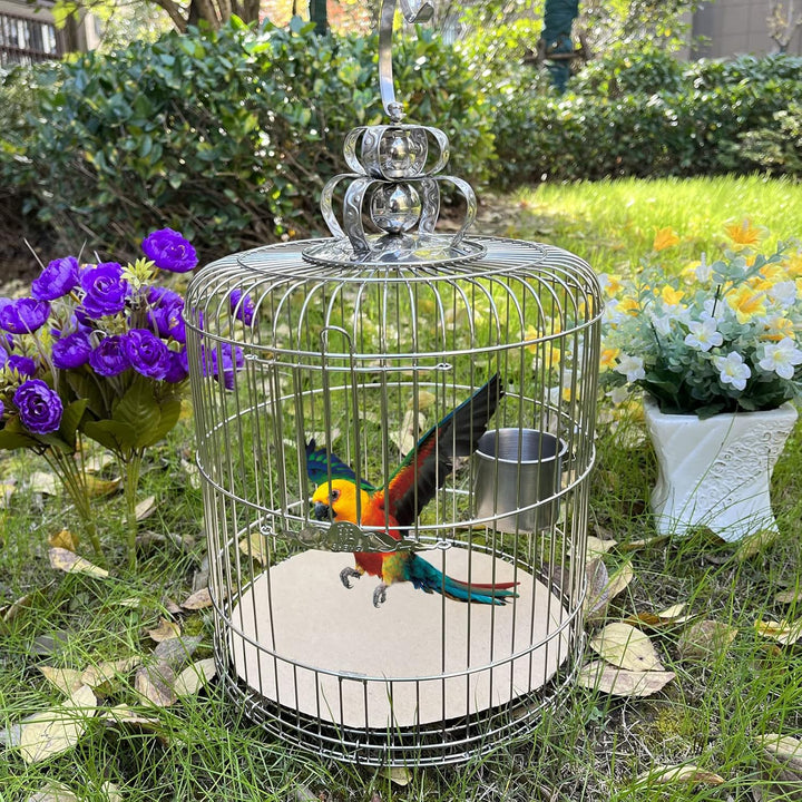 Gravel Paper for Bird Cage,Birdcage Liner Papers Cuttable Gravel Liner Sea Sand Paper Pet Animal Cages Cushion Great for Hard-Billed Birds Parrot | Clean Safe & Aids in Digestion (8 PCS - 17" X 11")