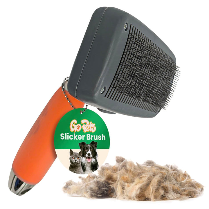 Double-Sided Dematting Tool & Deshedding Brush for Dogs & Cats, Undercoat Rake for Shedding, Mat Remover for Long Haired Pets, Dog Comb for Grooming Coats, Cat Hair Detangler & Dematter