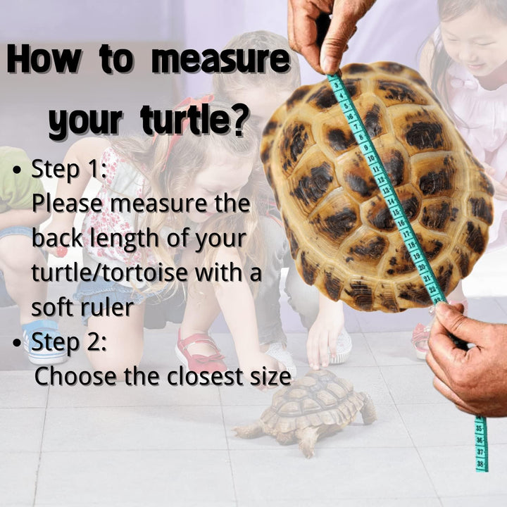 Turtle Sweater Cosplay Clothes Handmade Winter Warm Knitted Turtle Sweater with Adjustable Strap Small Animal Sweater Tortoise Apparel for Christmas Halloween Party Photo Shoot (4 Inch,Ladybug)