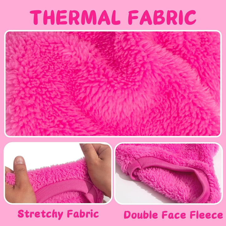 2 Pack XXS Dog Sweater, Tiny Dog Sweaters for Small Dogs Girl (1-3Lb), Warm Soft Puppy Clothes for New Puppies, Cute Extra Small Doggie Clothes for Chihuahua Yorkie Cat Pet Apparel