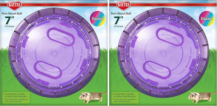 7" Clear Run-About Exercise Ball for Pet Hamsters & Gerbils